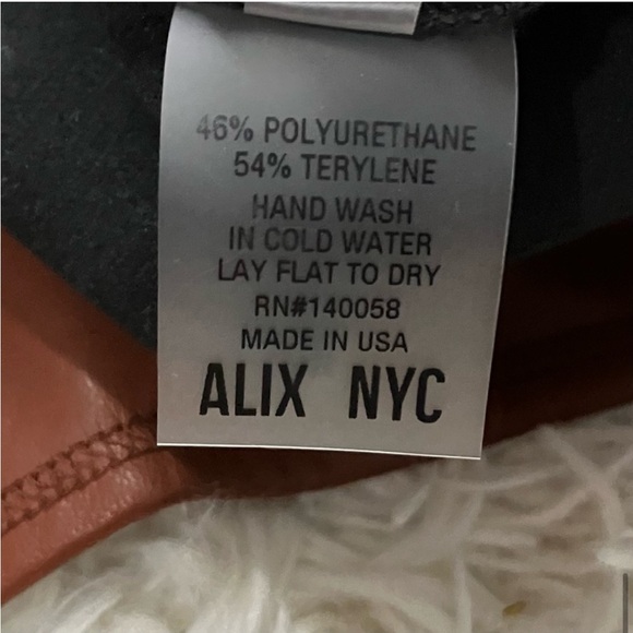 Alix NYC Carlisle Faux Leather Split Hem Pant - Picture 11 of 11